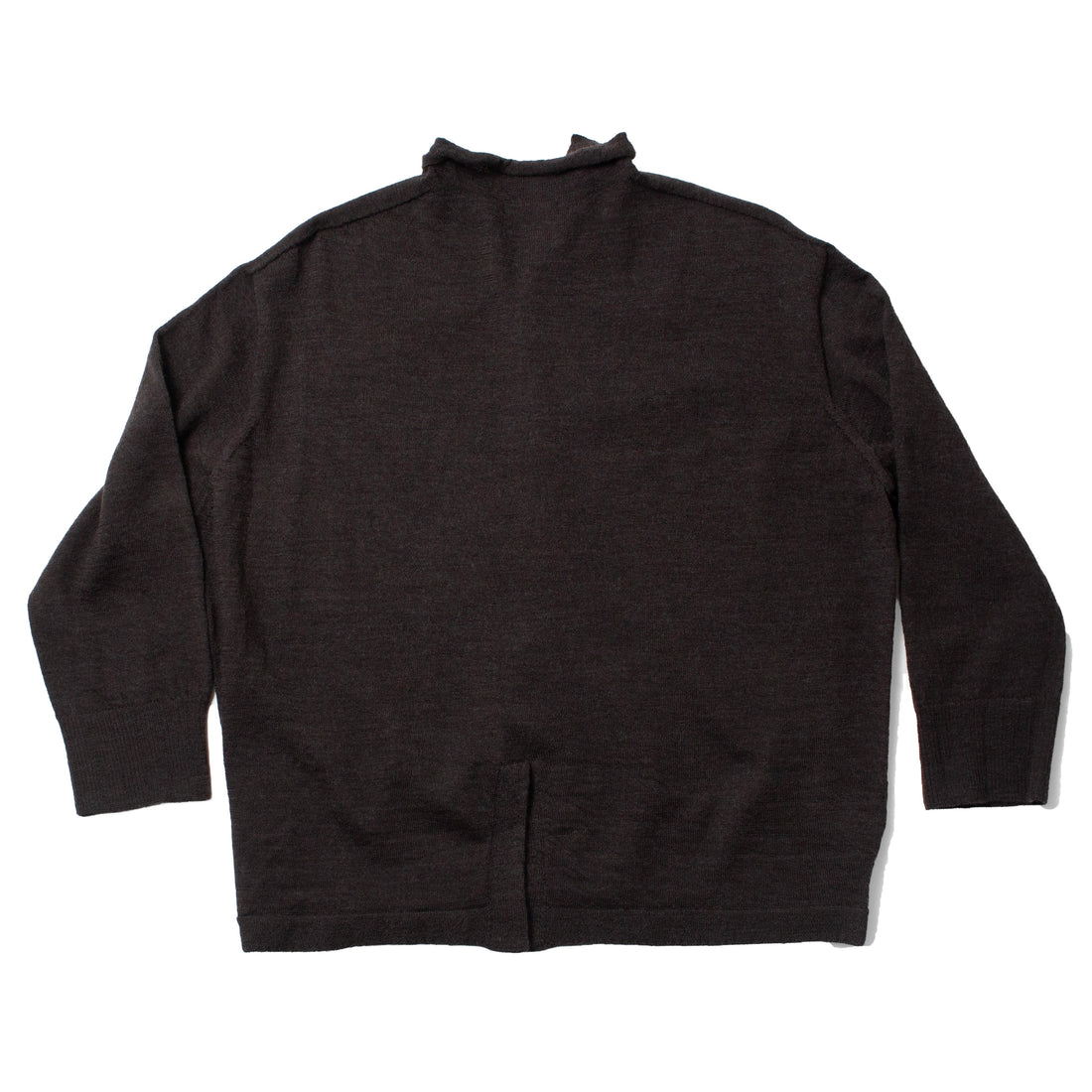 Pas de Calais Airy Merino Wool Cardigan in Khaki