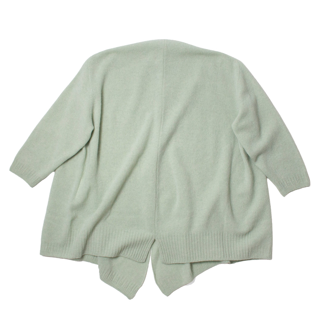 Pas de Calais Fine Wool Haori Cardigan in Rosemary