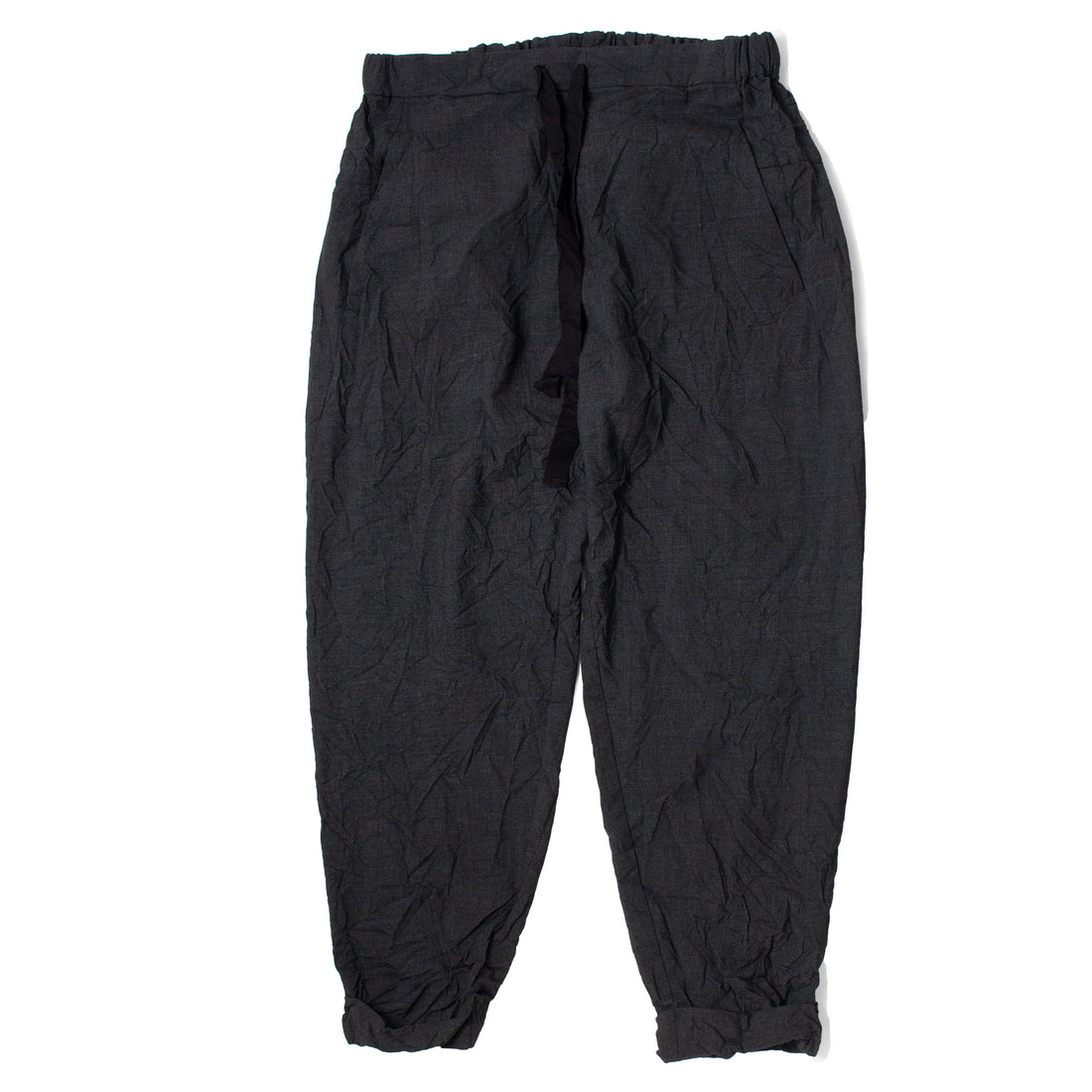 Pas de Calais Recycled P/R Pinhead Tapered Pants in Charcoal