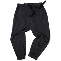 Pas de Calais Recycled P/R Pinhead Tapered Pants in Charcoal