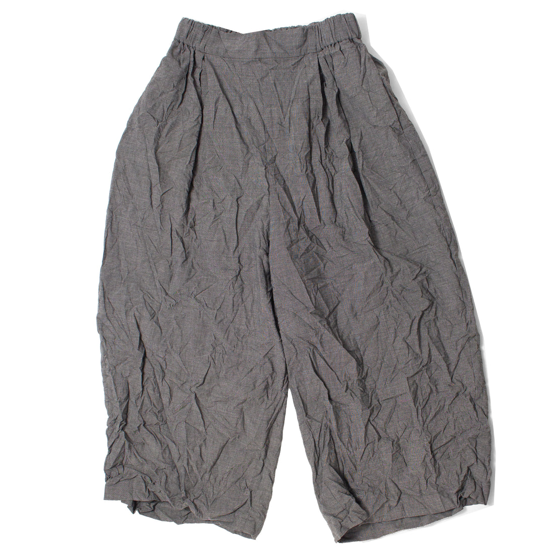 Pas de Calais Recycled P/R Pinhead Wide Pants in Brown