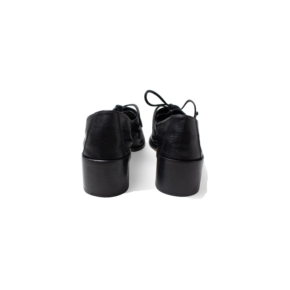 Hereu Plegada Heeled in Black