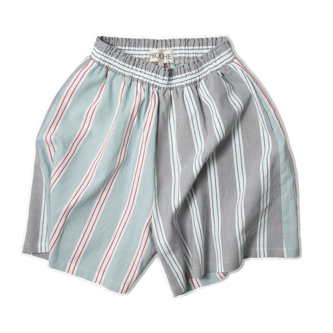 Proche Cabana Sunday Short in Dove/Seafoam