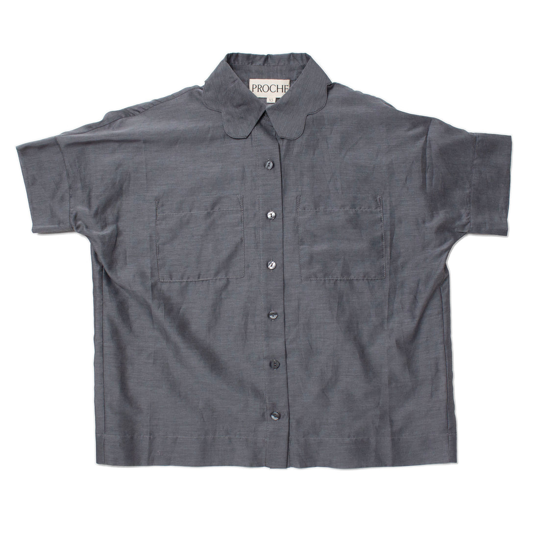 Proche Miranda Blouse in Charcoal