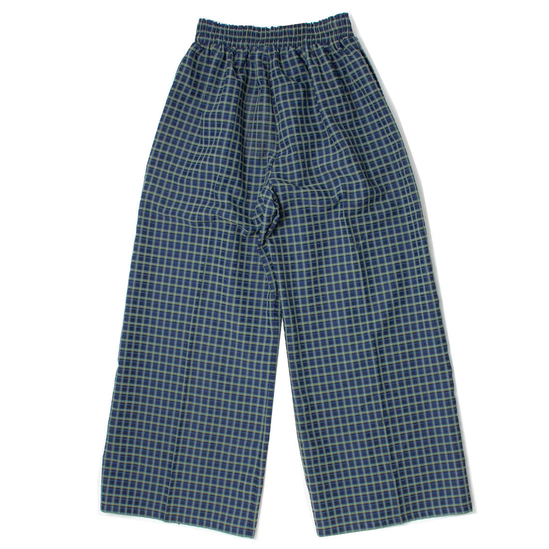 Proche Organdy Plaid Sunday Pant in Olive Plaid