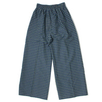 Proche Organdy Plaid Sunday Pant in Olive Plaid