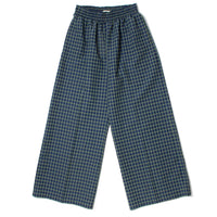 Proche Organdy Plaid Sunday Pant in Olive Plaid