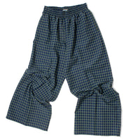 Proche Organdy Plaid Sunday Pant in Olive Plaid