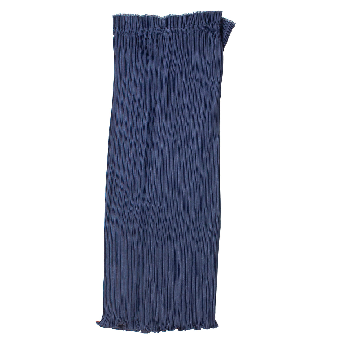 Proche Pleated Soiree Wrap Skirt in Navy