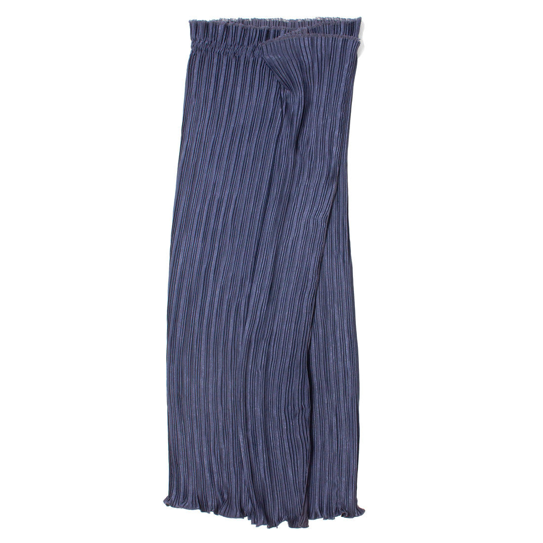 Proche Pleated Soiree Wrap Skirt in Navy