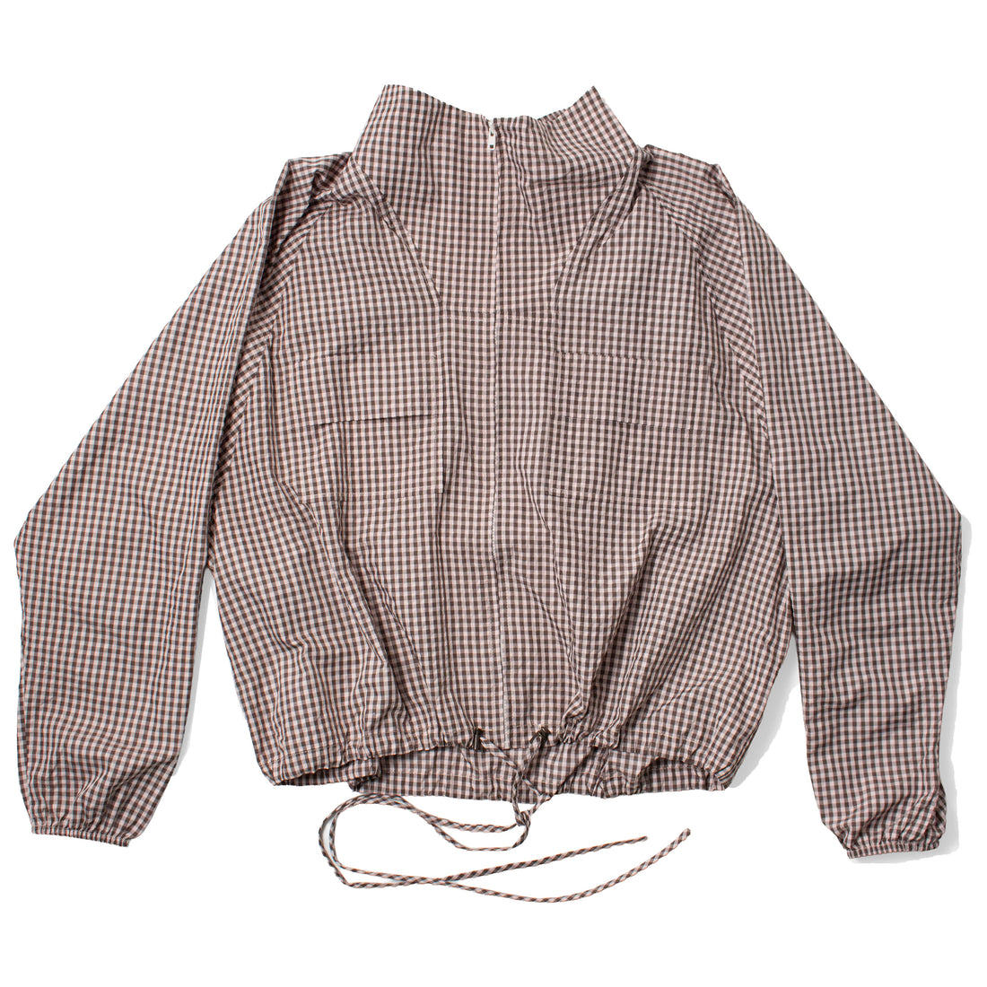 Proche Taffeta Check Anorak in Blush
