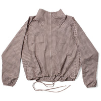 Proche Taffeta Check Anorak in Blush