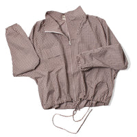 Proche Taffeta Check Anorak in Blush