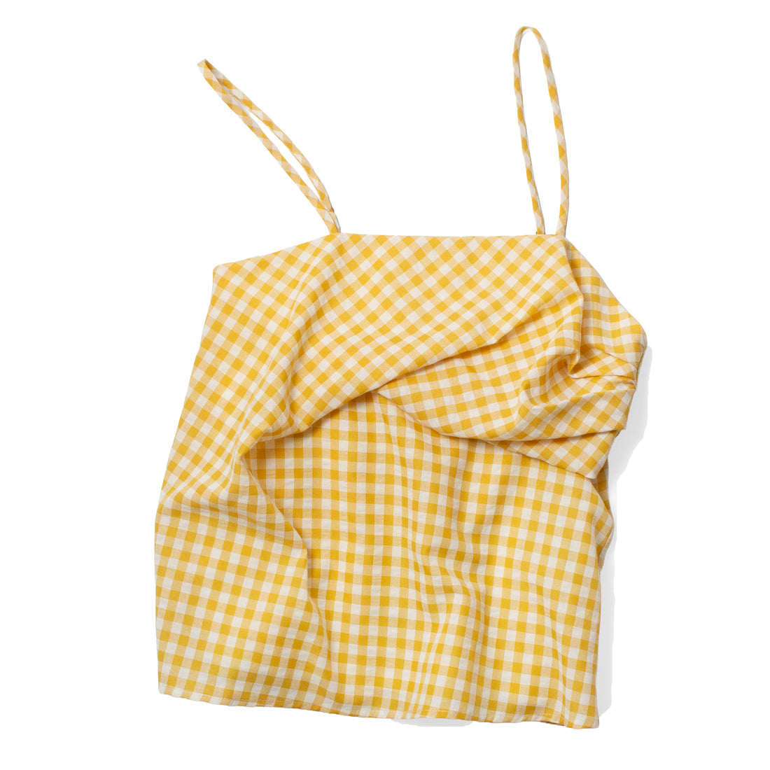 Proche Wave Draped Cami in Butter Yellow