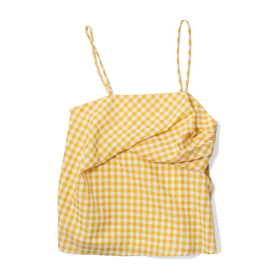 Proche Wave Draped Cami in Butter Yellow