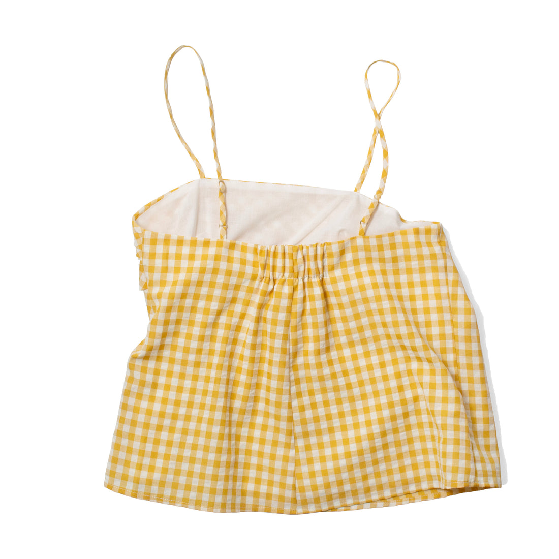 Proche Wave Draped Cami in Butter Yellow