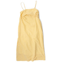 Proche Wave Draped Sheath Dress in Butter Yellow