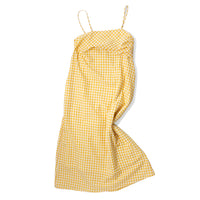Proche Wave Draped Sheath Dress in Butter Yellow