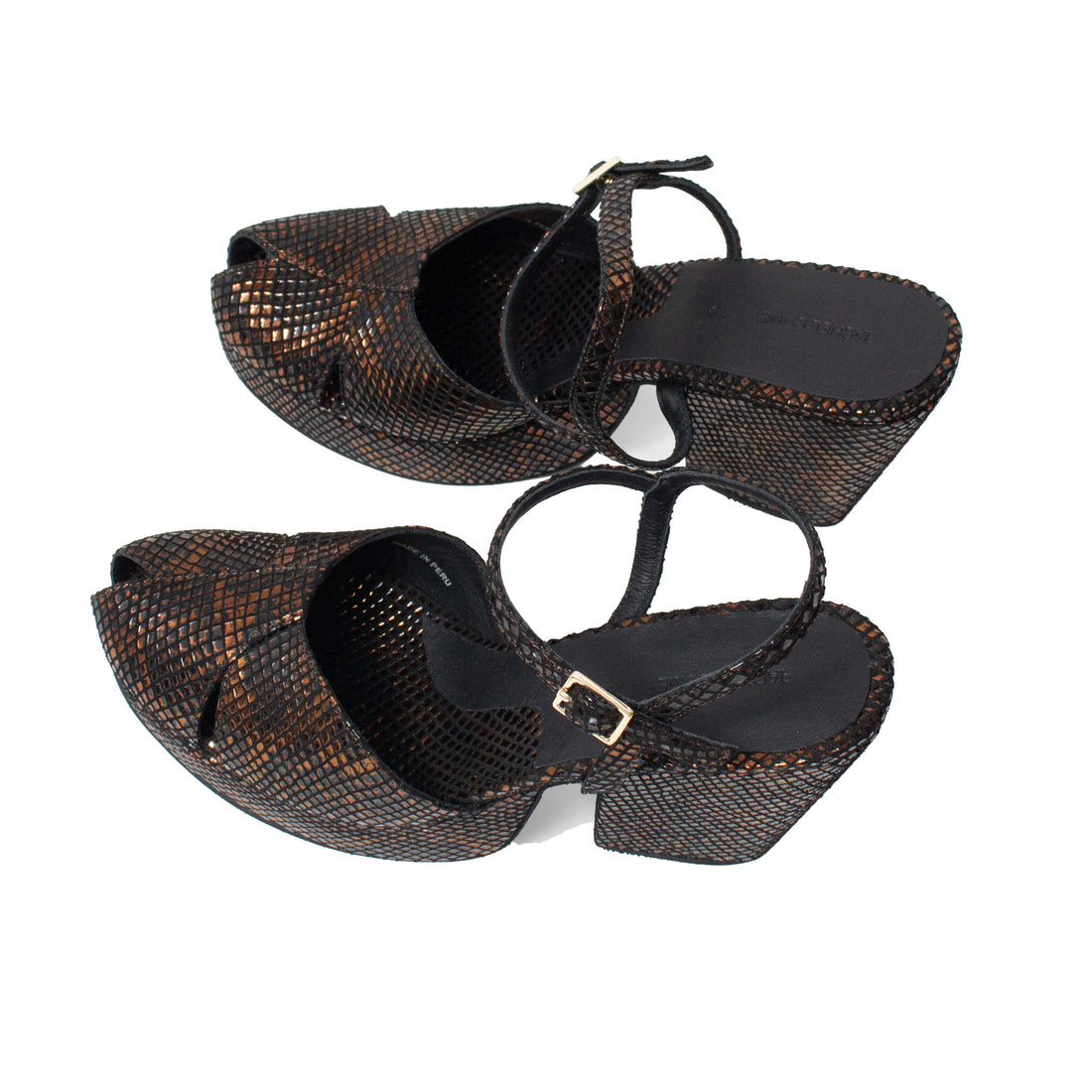 Rachel Comey Keta Heel in Black Multi Snake Print