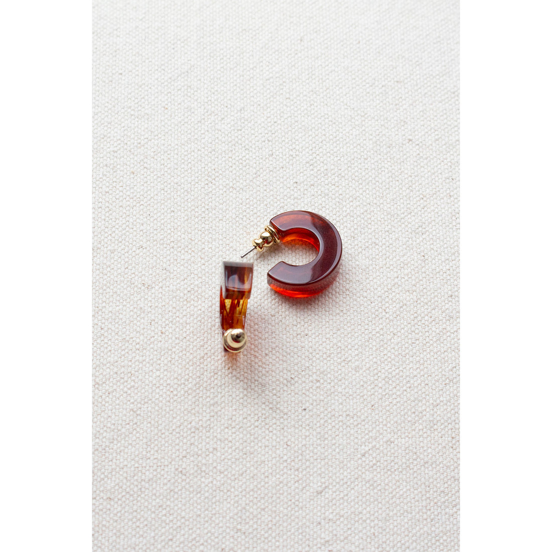 Rachel Comey Cuba Earrings in Dark Tortoise