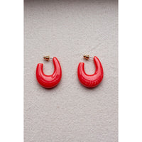 Rachel Comey Isle Earring in Coral Multi