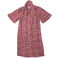 Rodebjer Adela Airy Print Dress in Vintage Horse Grape