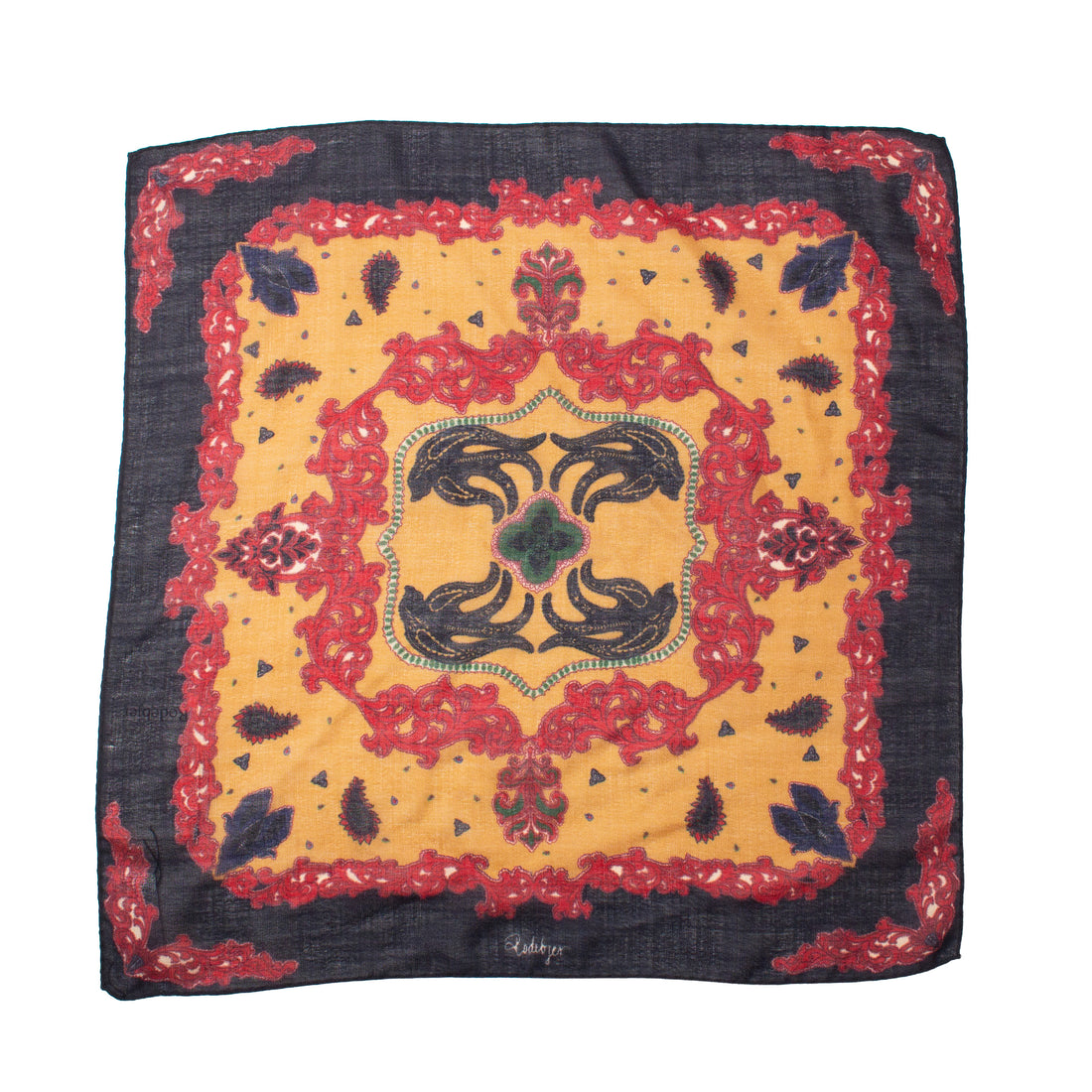 Rodebjer Hank Small Scarf in Multi Navy