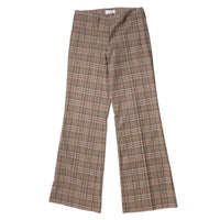 Rodebjer Jia Check Pant in Nougat/Black