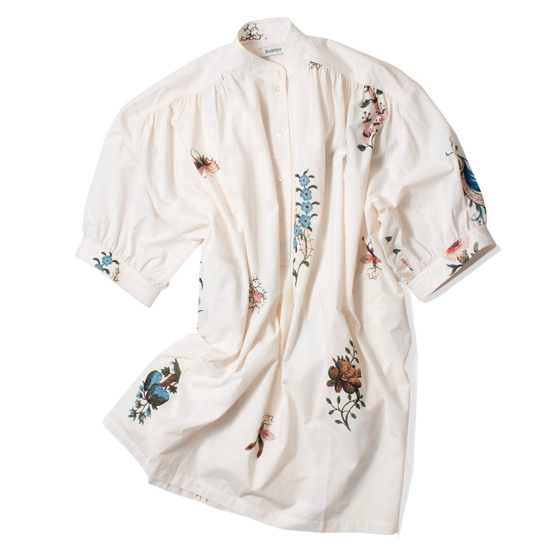 Rodebjer Titan Duchess Dress in Cream Multi