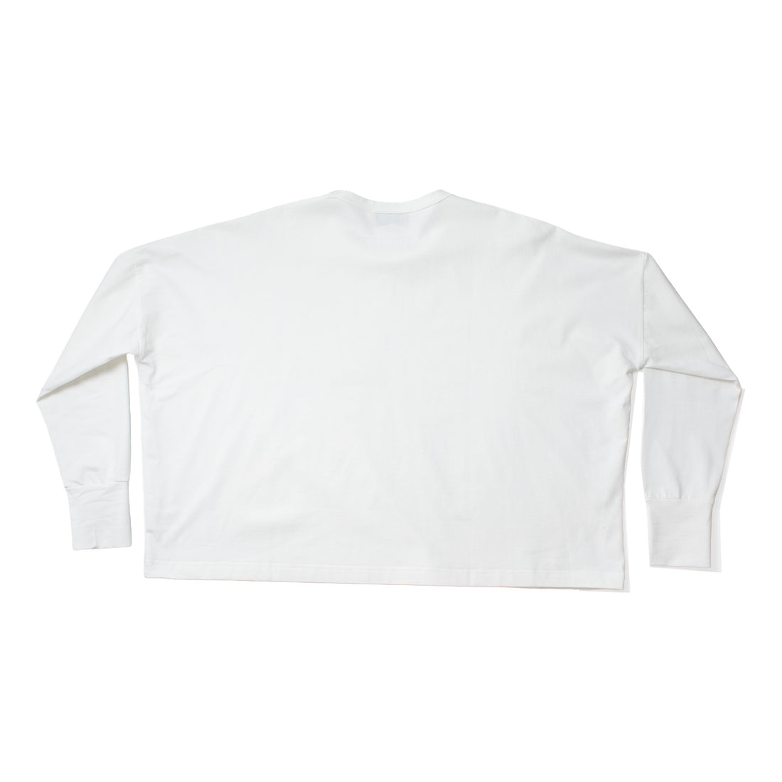 Studio Nicholson Loop Long Sleeve T-Shirt in Optic White