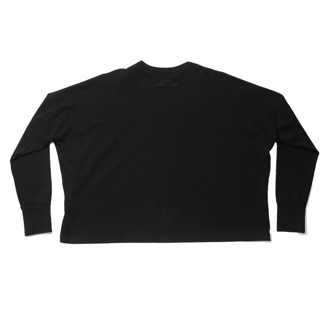 Studio Nicholson Loop Long Sleeve T-Shirt in Black