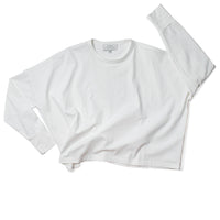 Studio Nicholson Loop Long Sleeve T-Shirt in Optic White
