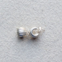 Sapir Bachar Forever Mini Huggies in Sterling Silver
