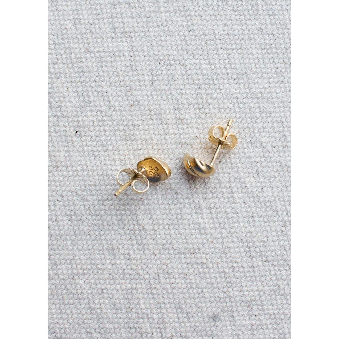 Sapir Bachar Gold Eroded Studs