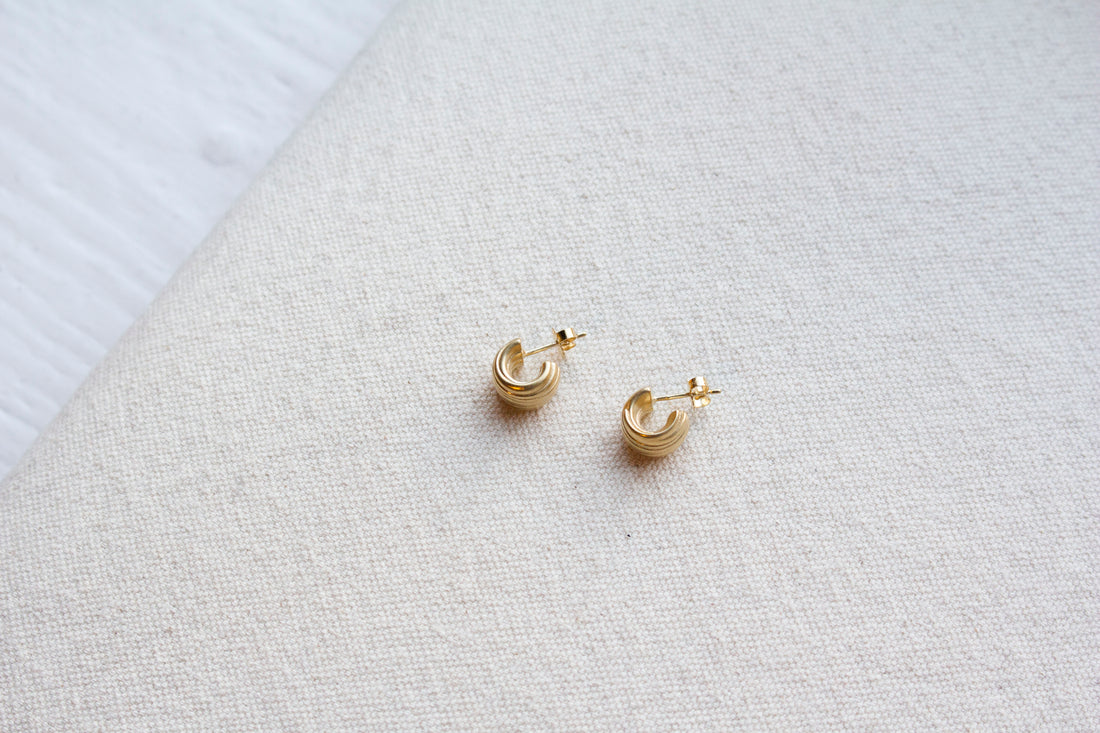 Sapir Bachar Gold Forever Mini Huggies