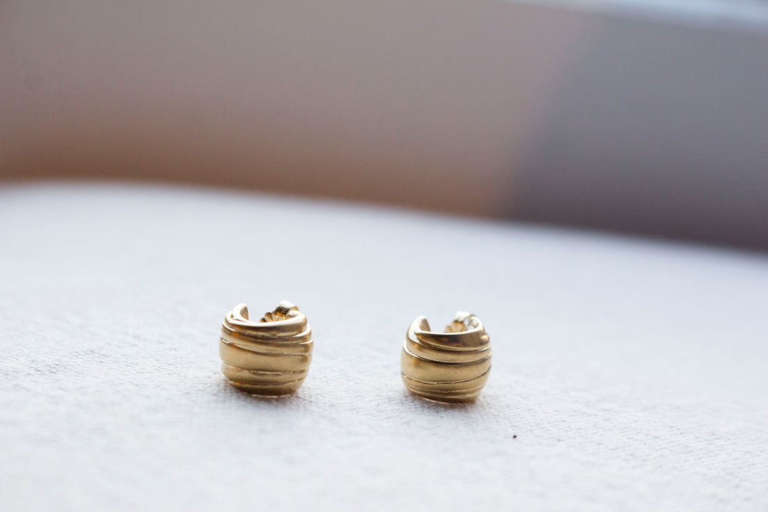 Sapir Bachar Gold Forever Mini Huggies