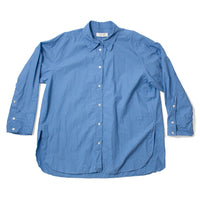 Sayaka Davis Crinkled Oversized Shirt in French Blue