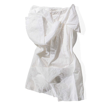 Sayaka Davis Crinkled Tied Skirt in White