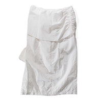 Sayaka Davis Crinkled Tied Skirt in White