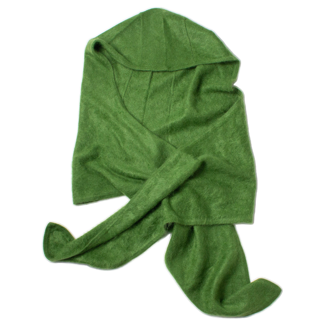Sayaka Davis Hooded Cashmere Scarf in Cactus