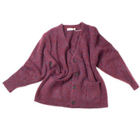 Sayaka Davis Mohair Cardigan in Mulberry