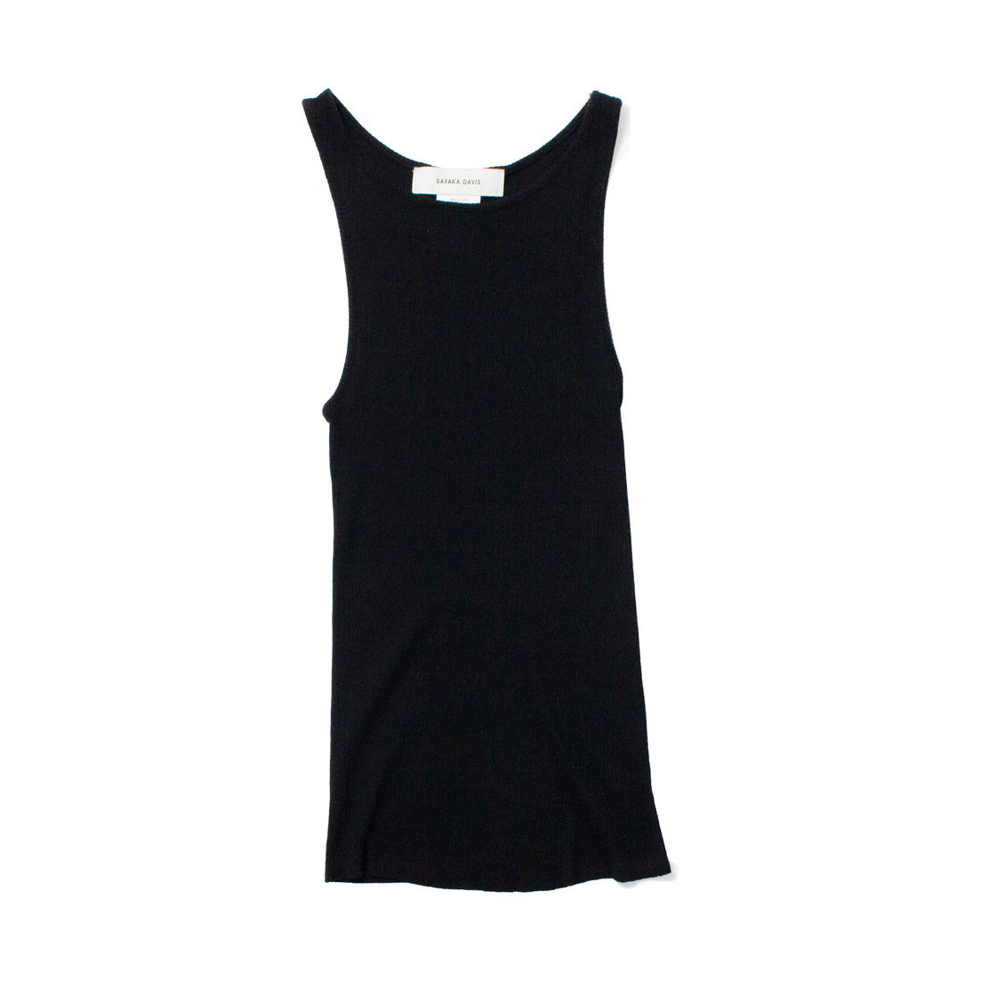 Sayaka Davis Rib Tank in Black