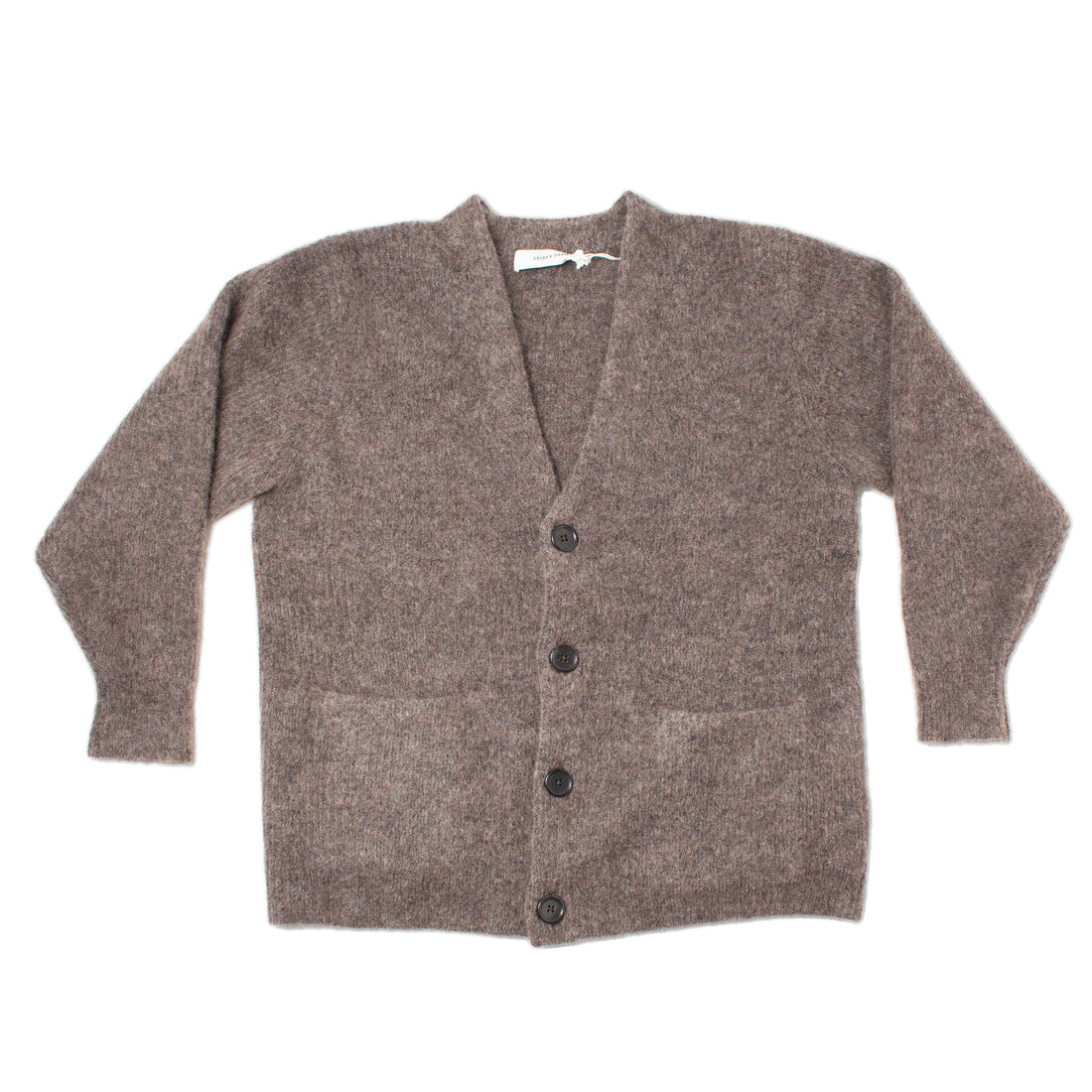 Sayaka Davis Mohair Cardigan in Ash Brown