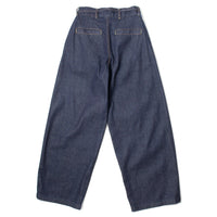 Serge Sailor Pants in Dry Blue