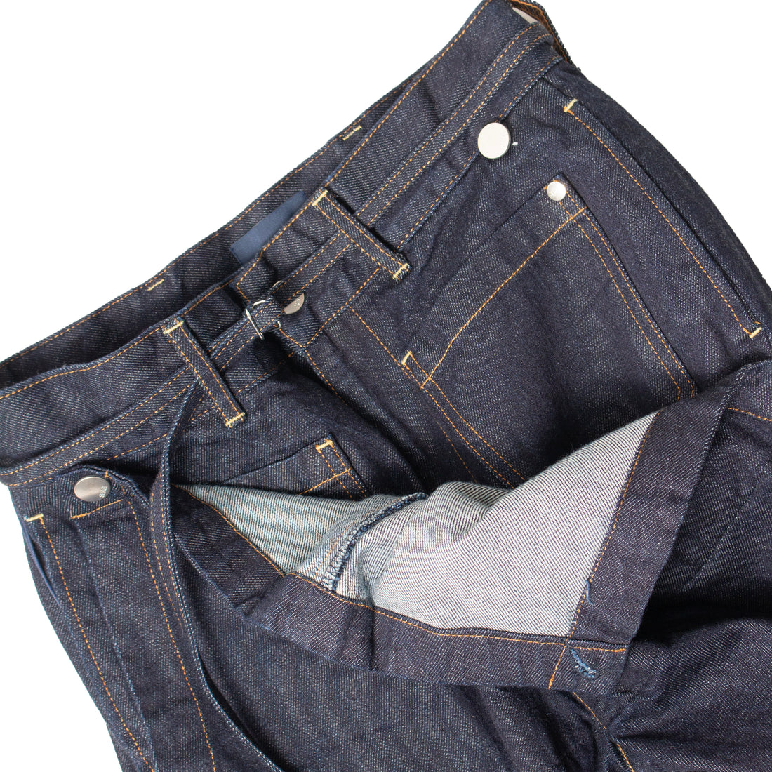 Serge Sailor Pants in Dry Blue
