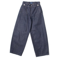 Serge Sailor Pants in Dry Blue