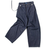 Serge Sailor Pants in Dry Blue