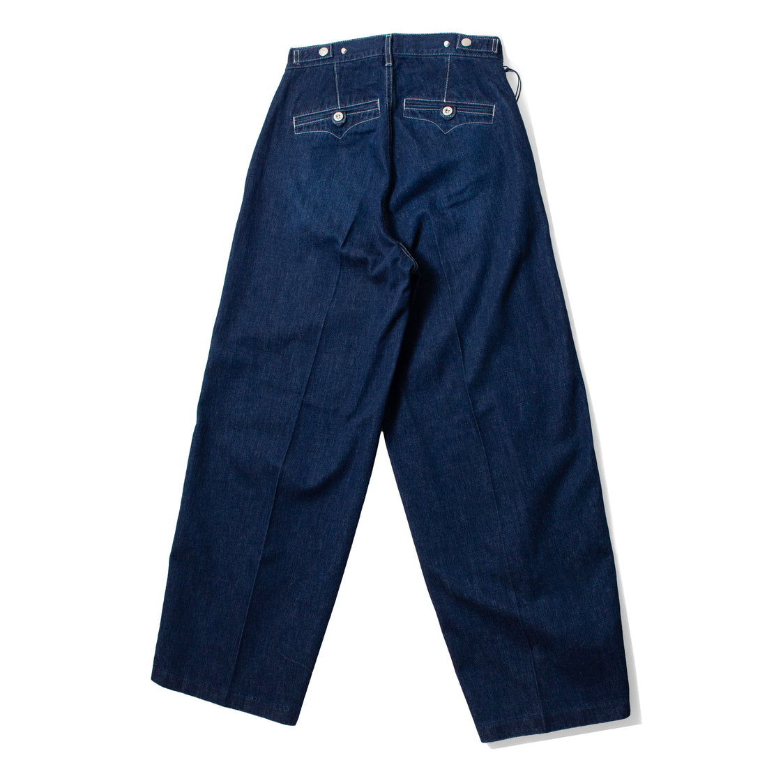 Serge W Side Zip Pants in Faded Blue