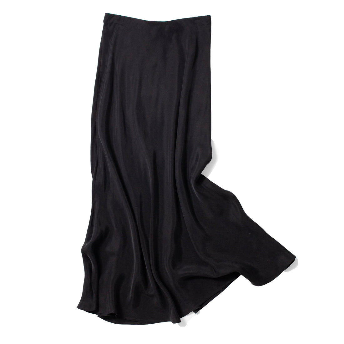 Shaina Mote Bias Skirt in Onyx