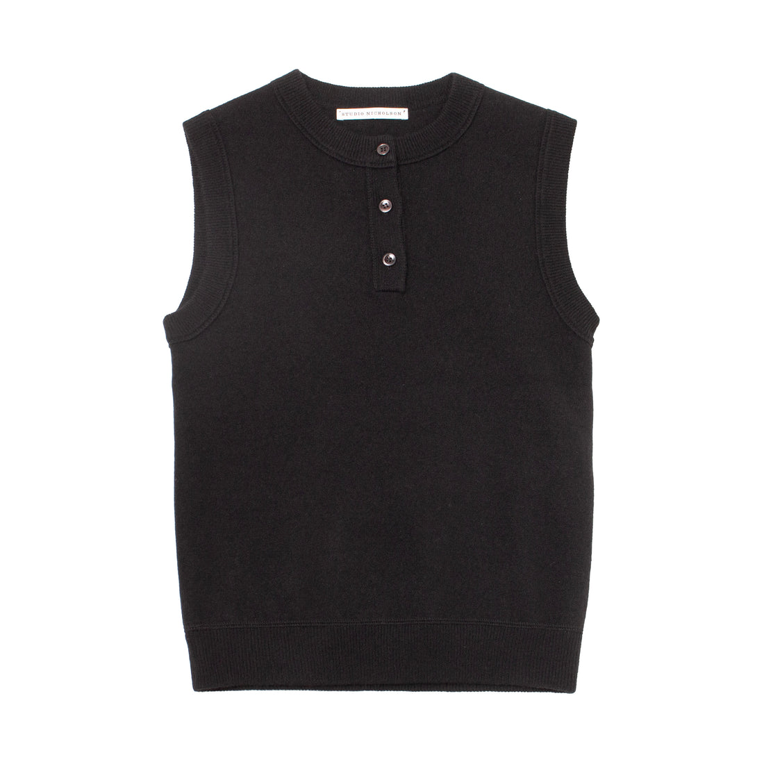 Studio Nicholson Aurel Vest in Black